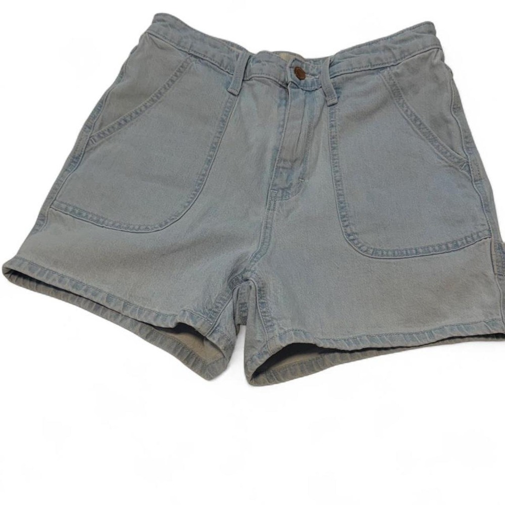 Universal Thread High Rise Carpenter Denim Shorts Size 4/27 Light Wash
